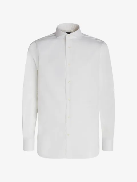 Boggi Milano camisa con cuello de Nápoles