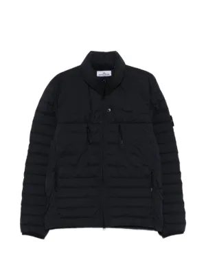 Stone  キルティングダウンジャケット Stone Island ダウンジャケット | ブラウン | FARFETCH JP