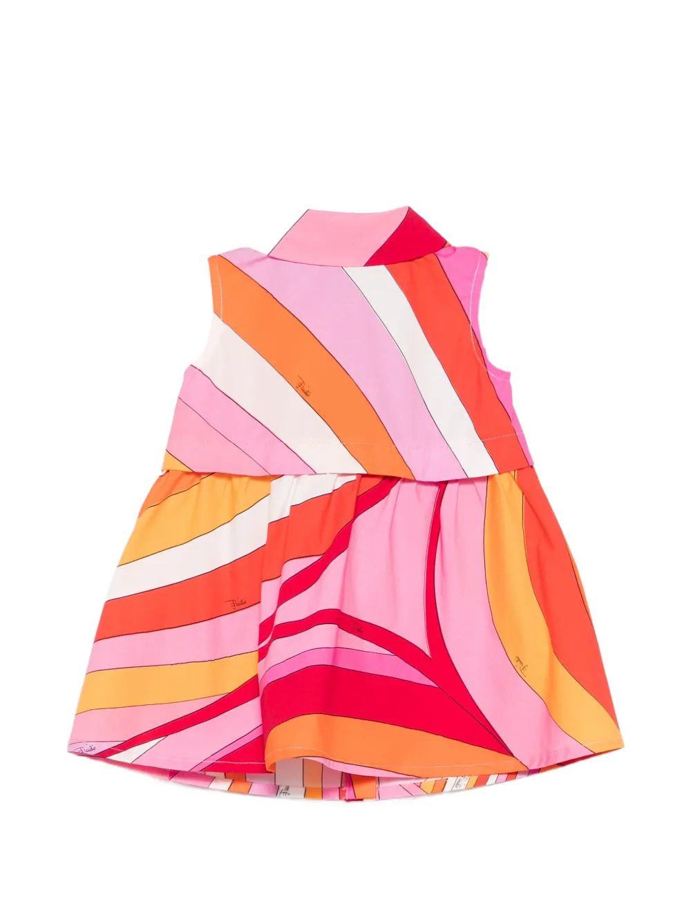 PUCCI Junior patterned sleeveless dress - Roze