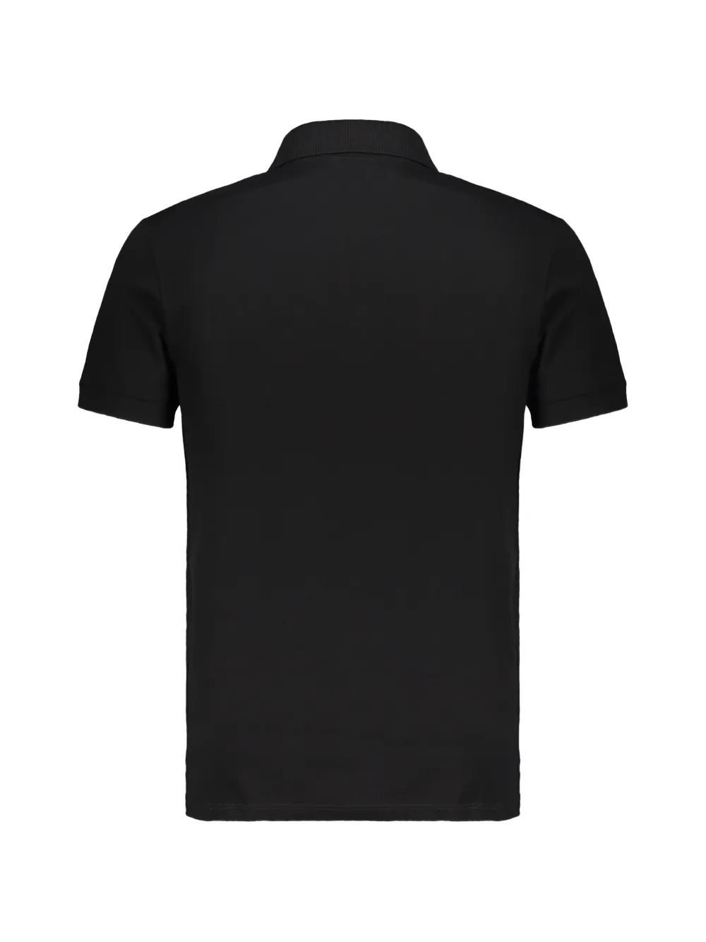 Alexander McQueen ribbed cotton polo shirt - Zwart