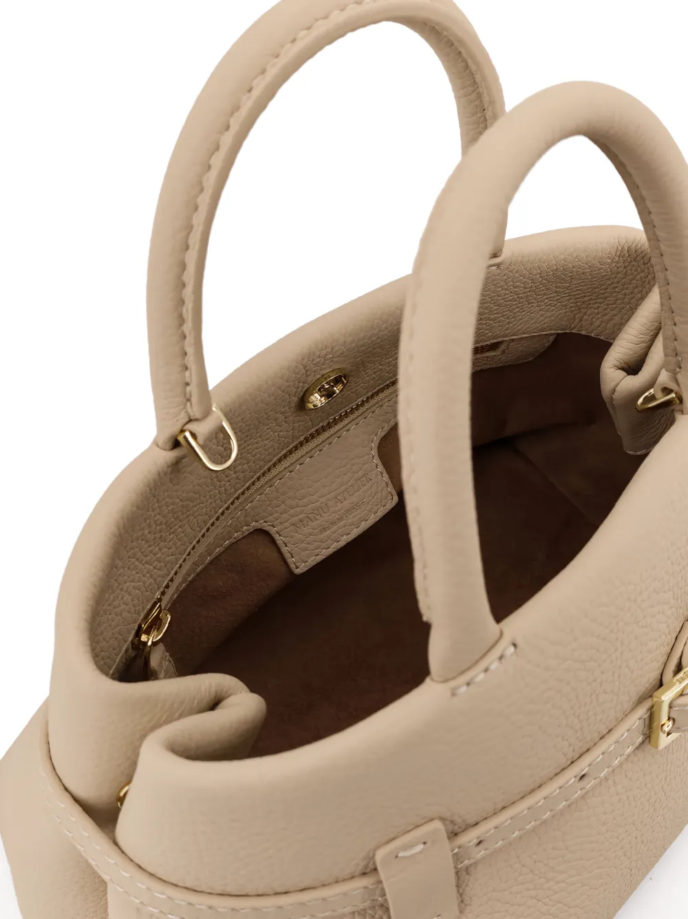 Manu Atelier Le Cambon 25 leren shopper Beige