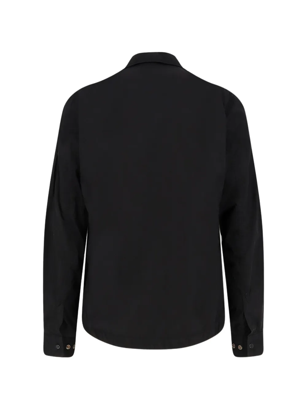 C.P. Company long-sleeve patch-pocket shirt - Zwart
