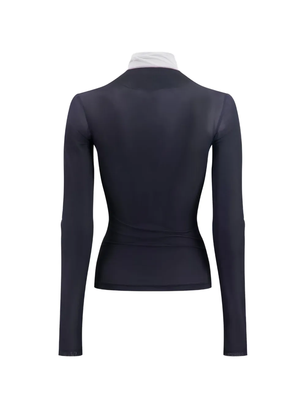  Avavav Printed Turtleneck Top - Black 