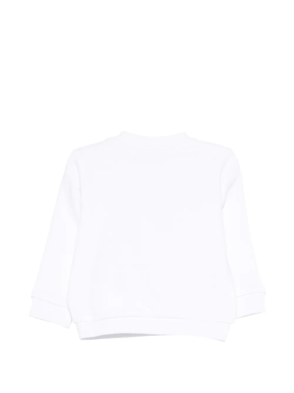 Moschino Kids Sweater met teddybeerprint Wit