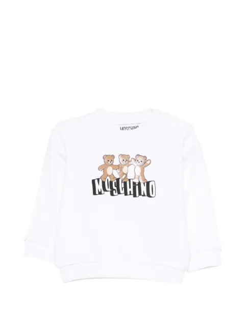 Moschino Kids sudadera con motivo Bear