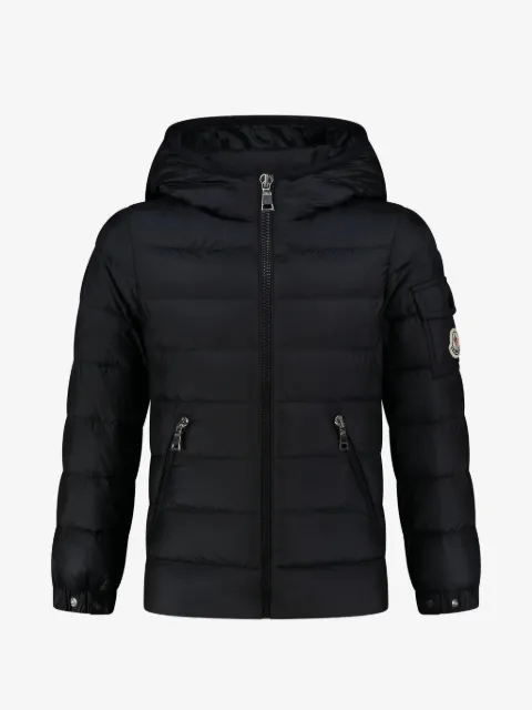 Moncler Enfant quilted hooded jacket