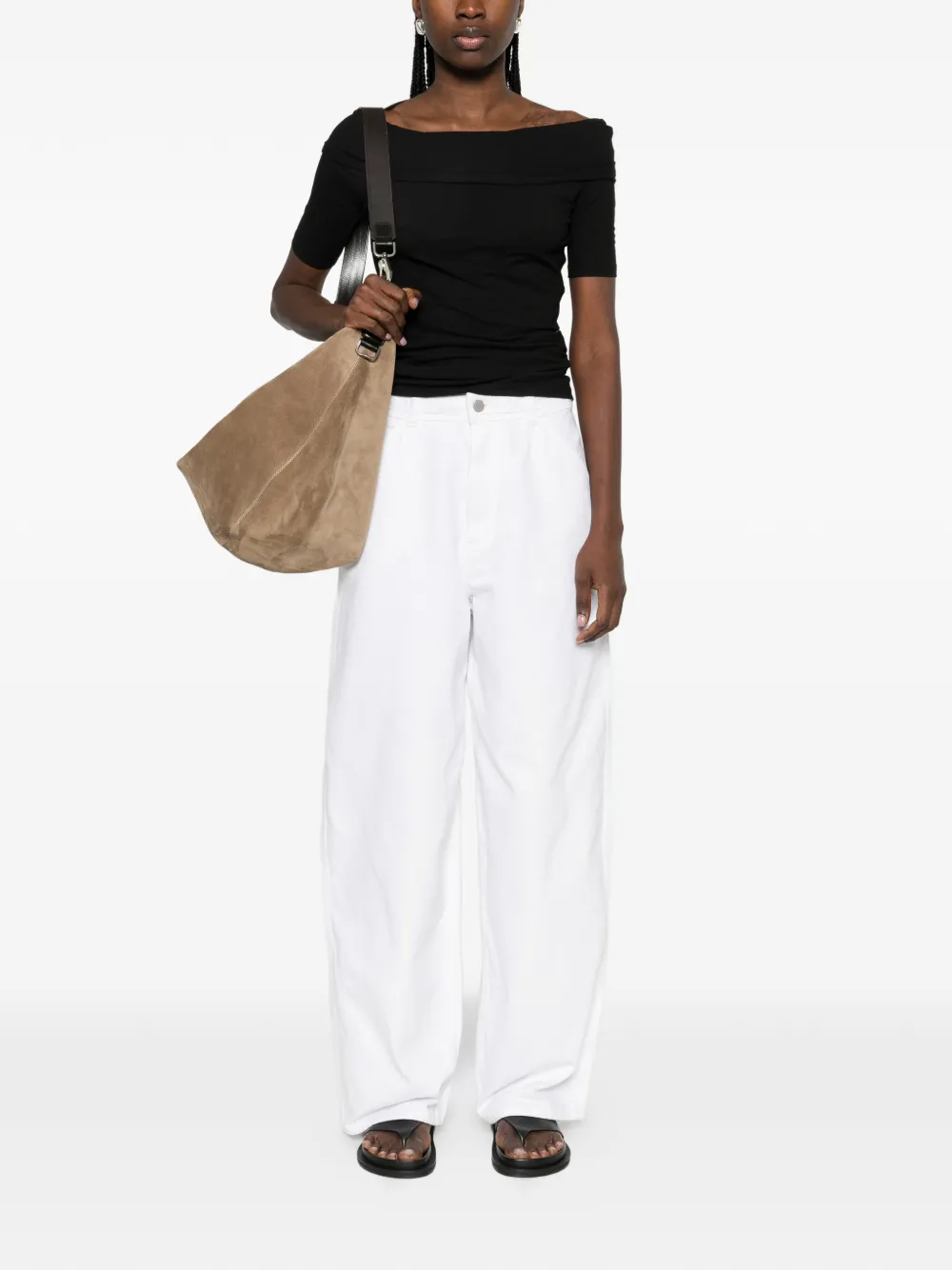  Lemaire Short-sleeve T-shirt - Black 