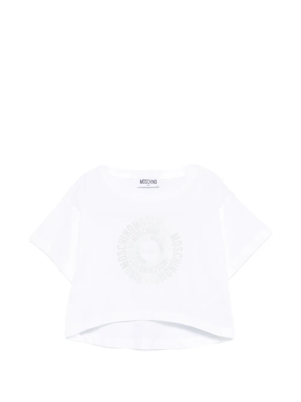 Moschino Kids graphic T-shirt - Bianco