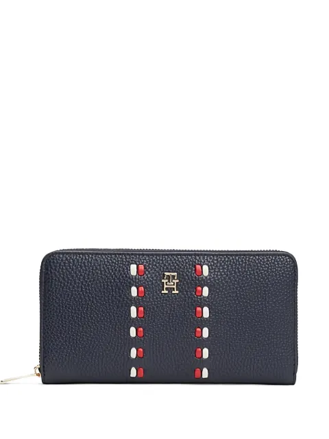 Tommy Hilfiger logo-monogram zipped wallet