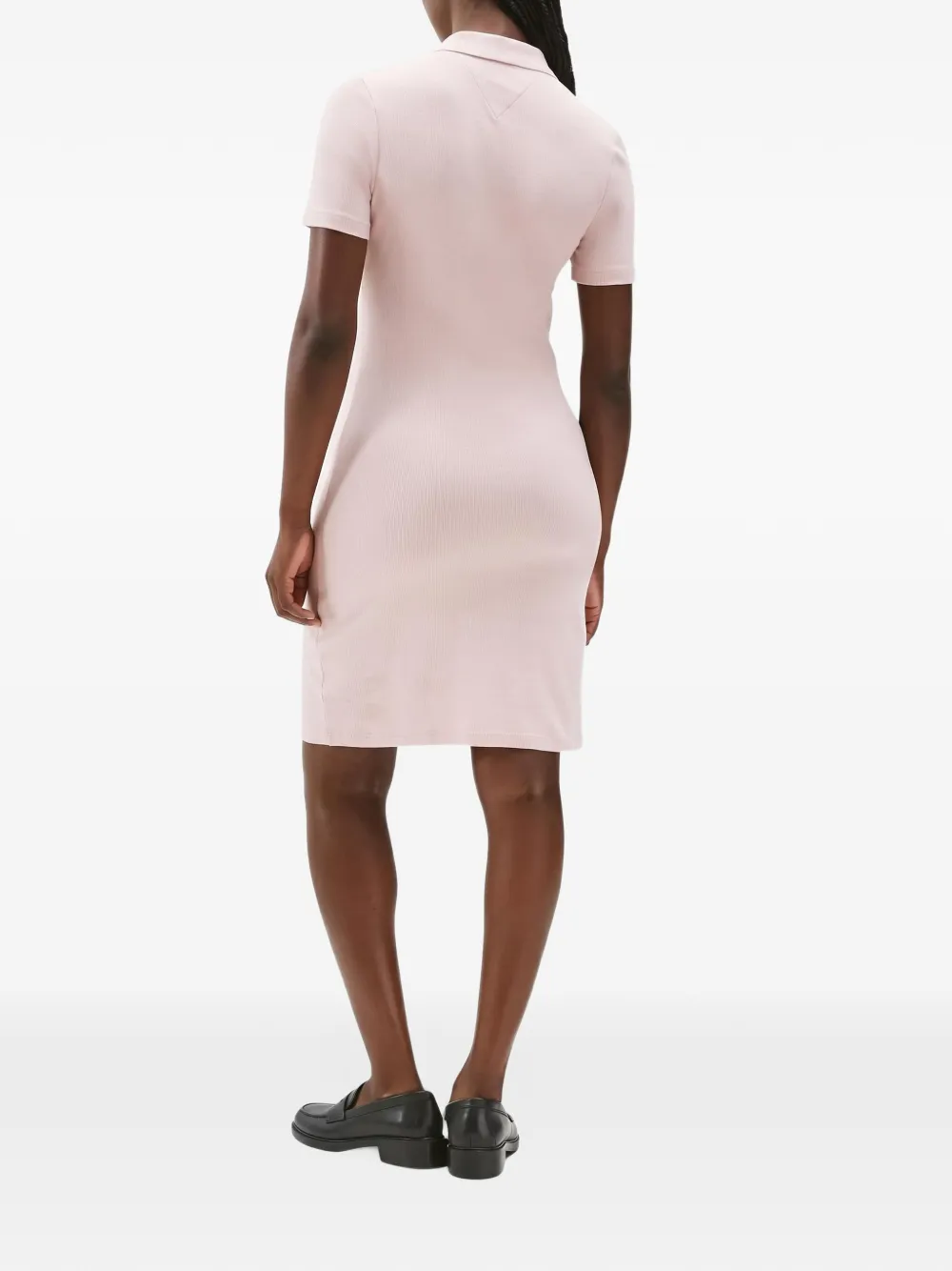 Tommy Hilfiger 1985 Slim pique polo mini dress Roze