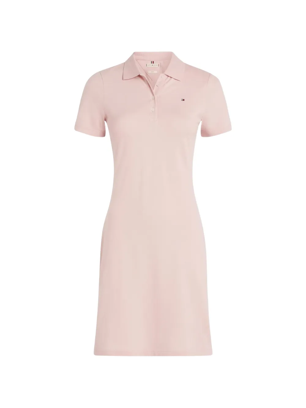 Tommy Hilfiger 1985 Slim pique polo mini dress Roze