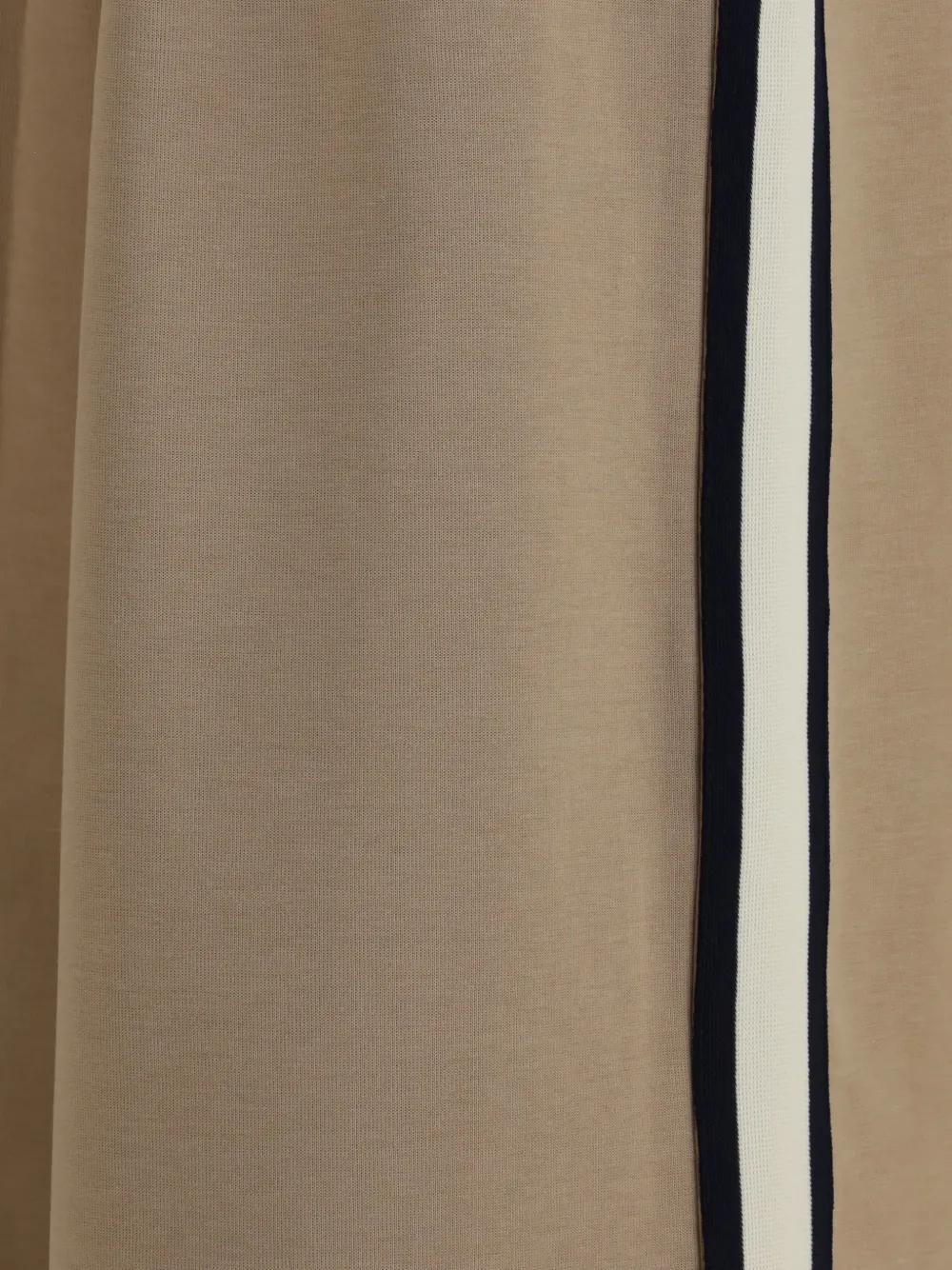 Weekend Max Mara Broek met trekkoordtaille en zijstreep Bruin
