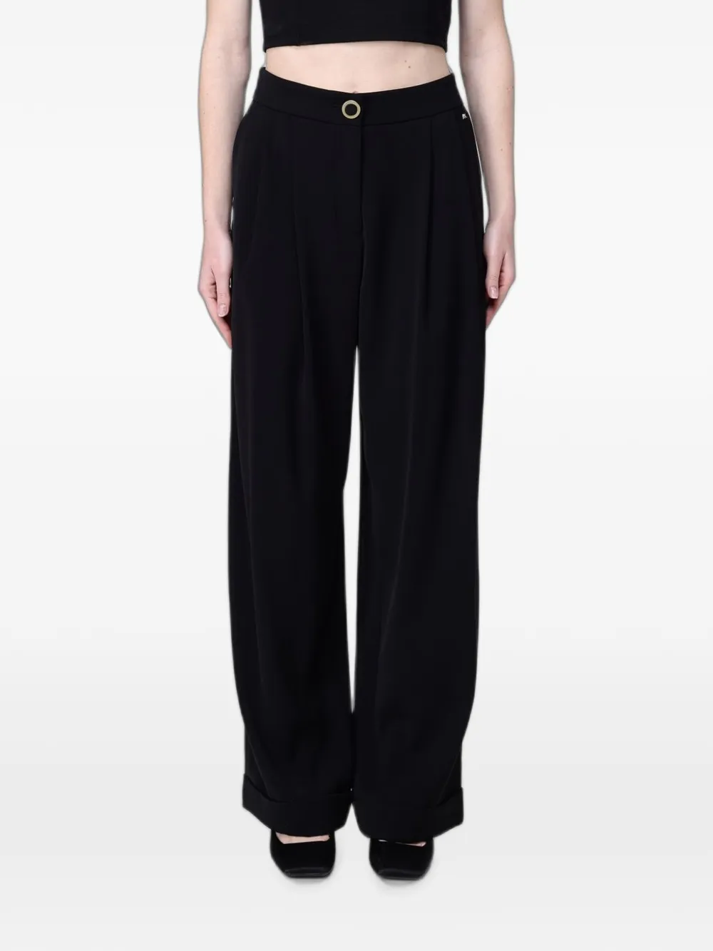 Armani Exchange pleated trousers - Nero