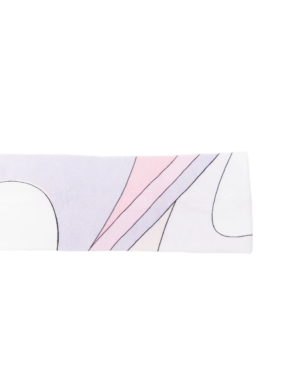  Pucci Junior Diadema Estampada - Blanco 