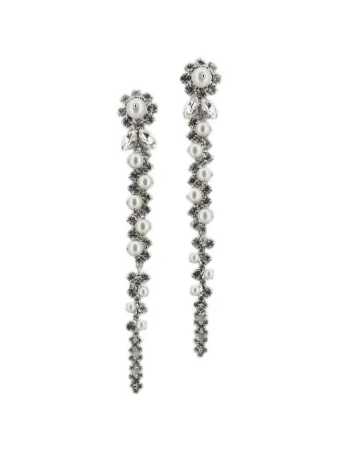 Simone Rocha beaded flower earrings