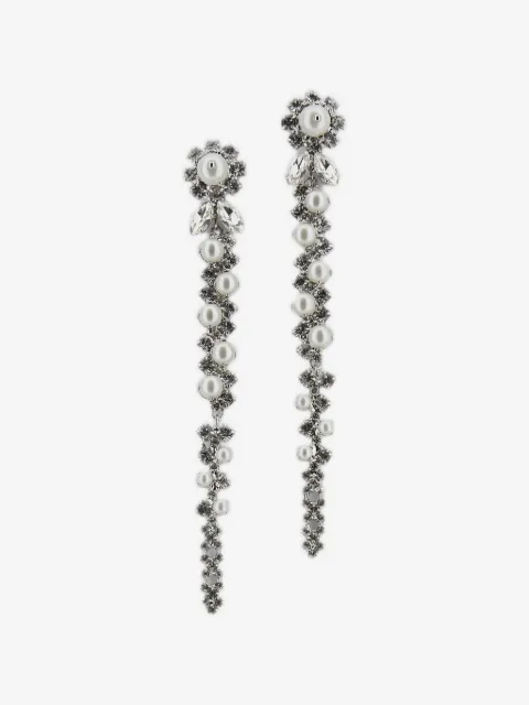 Simone Rocha beaded flower earrings