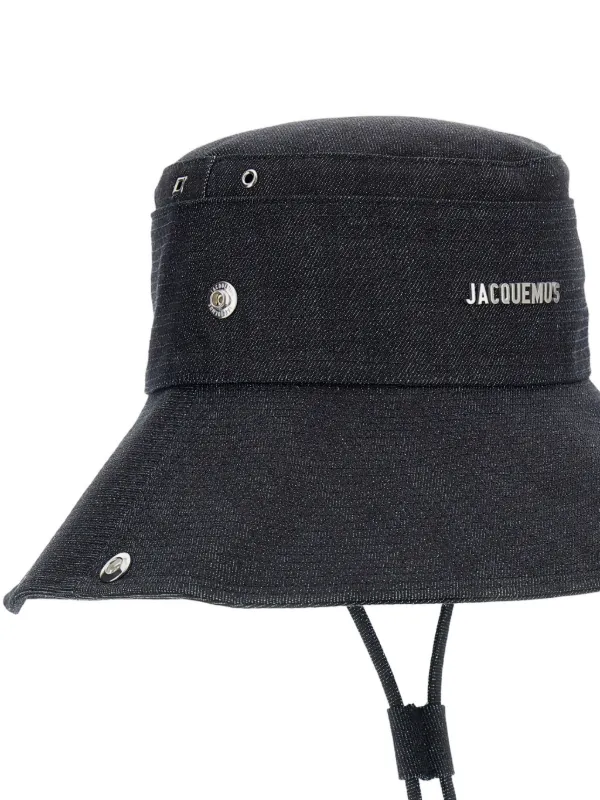 Jacquemus デニム バケットハット | ブラック | FARFETCH JP
