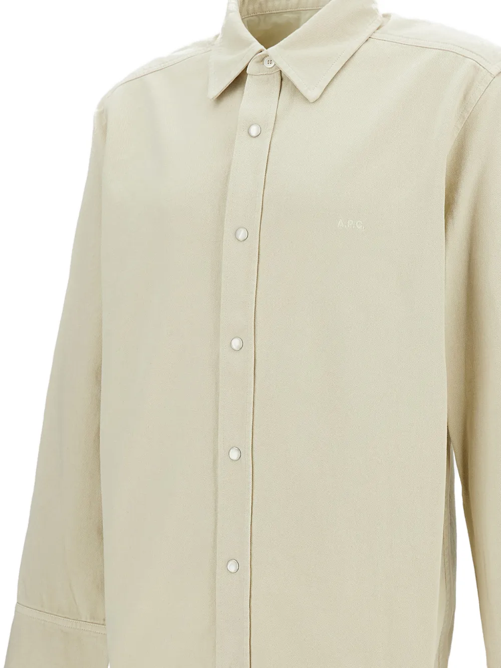 A.P.C. Overhemd met lange mouwen Beige