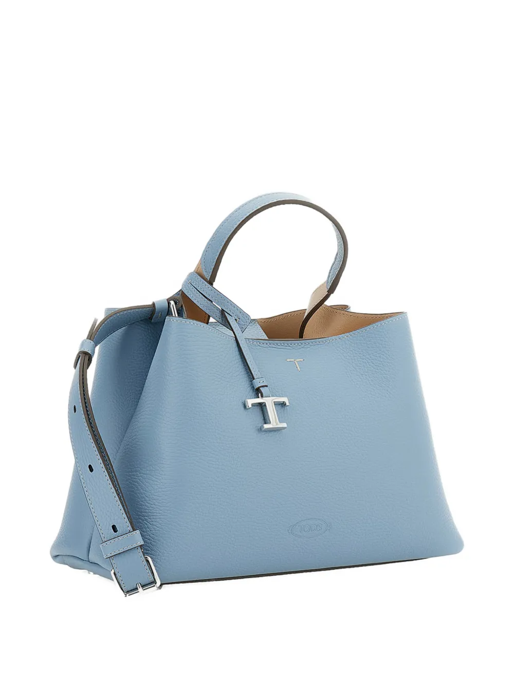 Tod's grained-leather tote bag - Blauw
