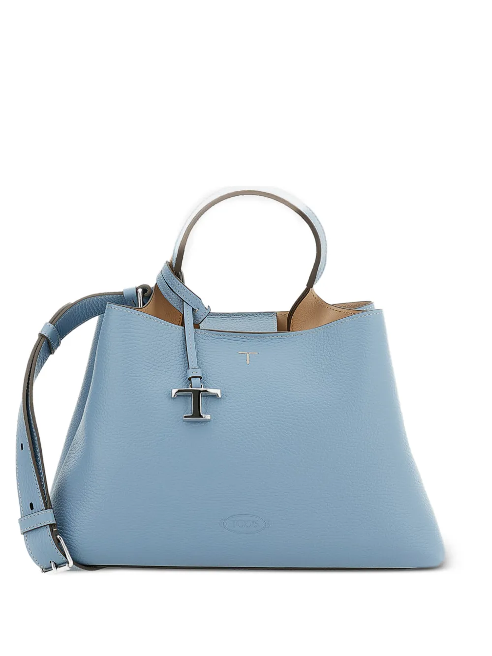 Tod's grained-leather tote bag - Blu