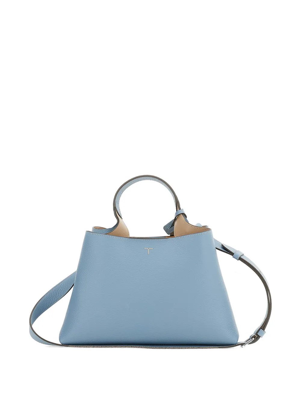  Tod's Logo-charm Leather Tote Bag - Blue 