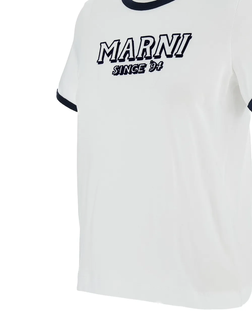  Marni Embossed Logo T-shirt - White 