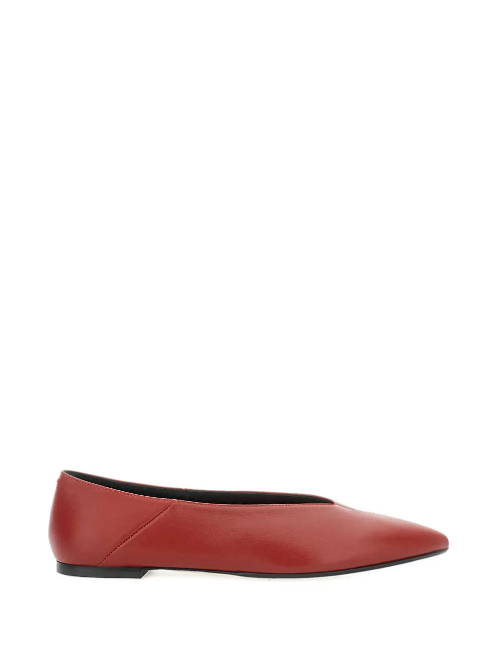 Aeyde Moa pointed-toe ballet flats - Rosso