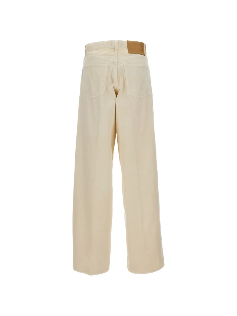 Haikure wide-leg five-pocket jeans - Beige