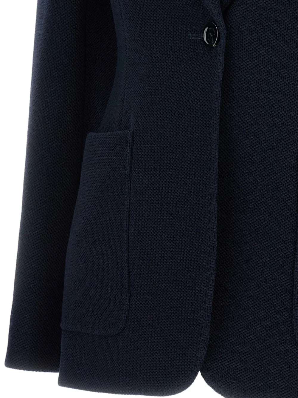  Max Mara Patch-pocket Button Blazer - Blue 