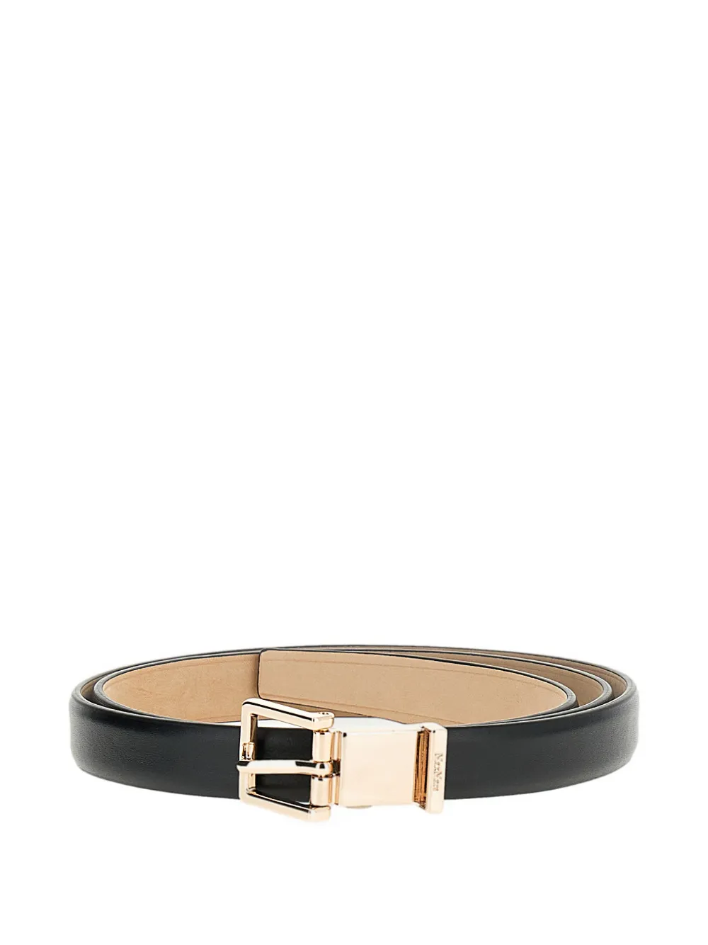 Max Mara leather belt - Nero