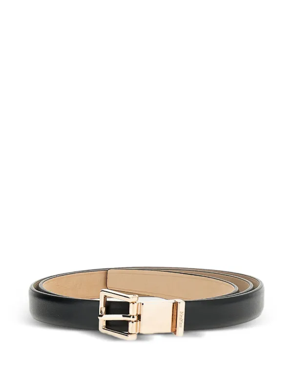 MaxMara Leather Belt Wide leather belt, black | Max Mara main image 4