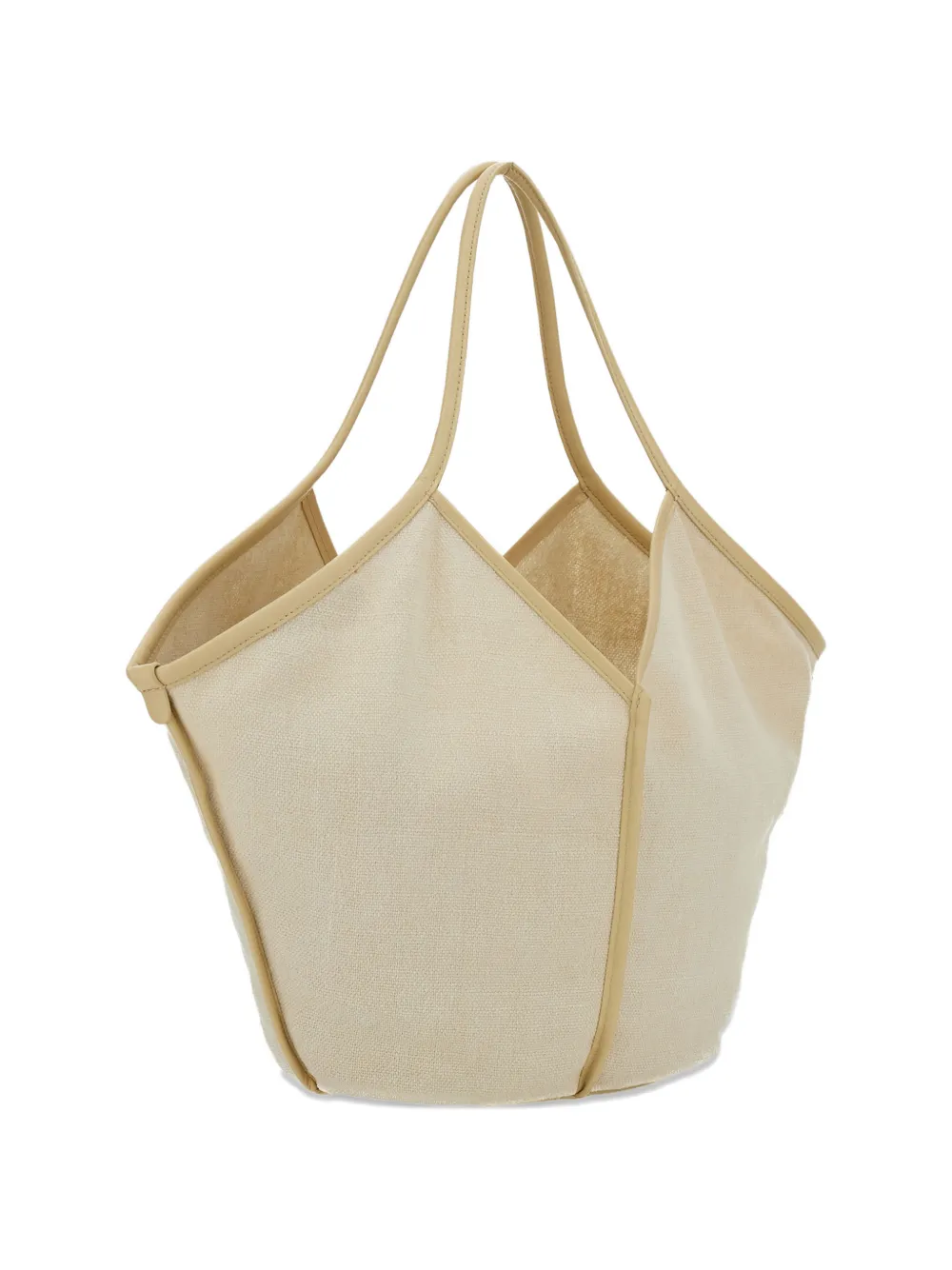  Hereu Leather-trim Tote Bag - Neutrals 