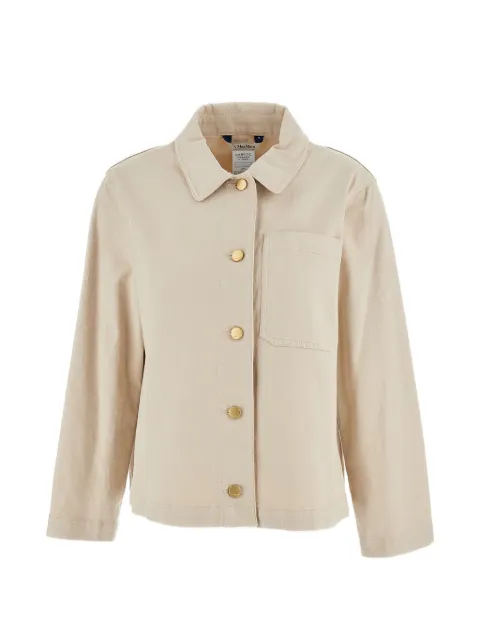 'S Max Mara Fascino button-up patch-pocket jacket