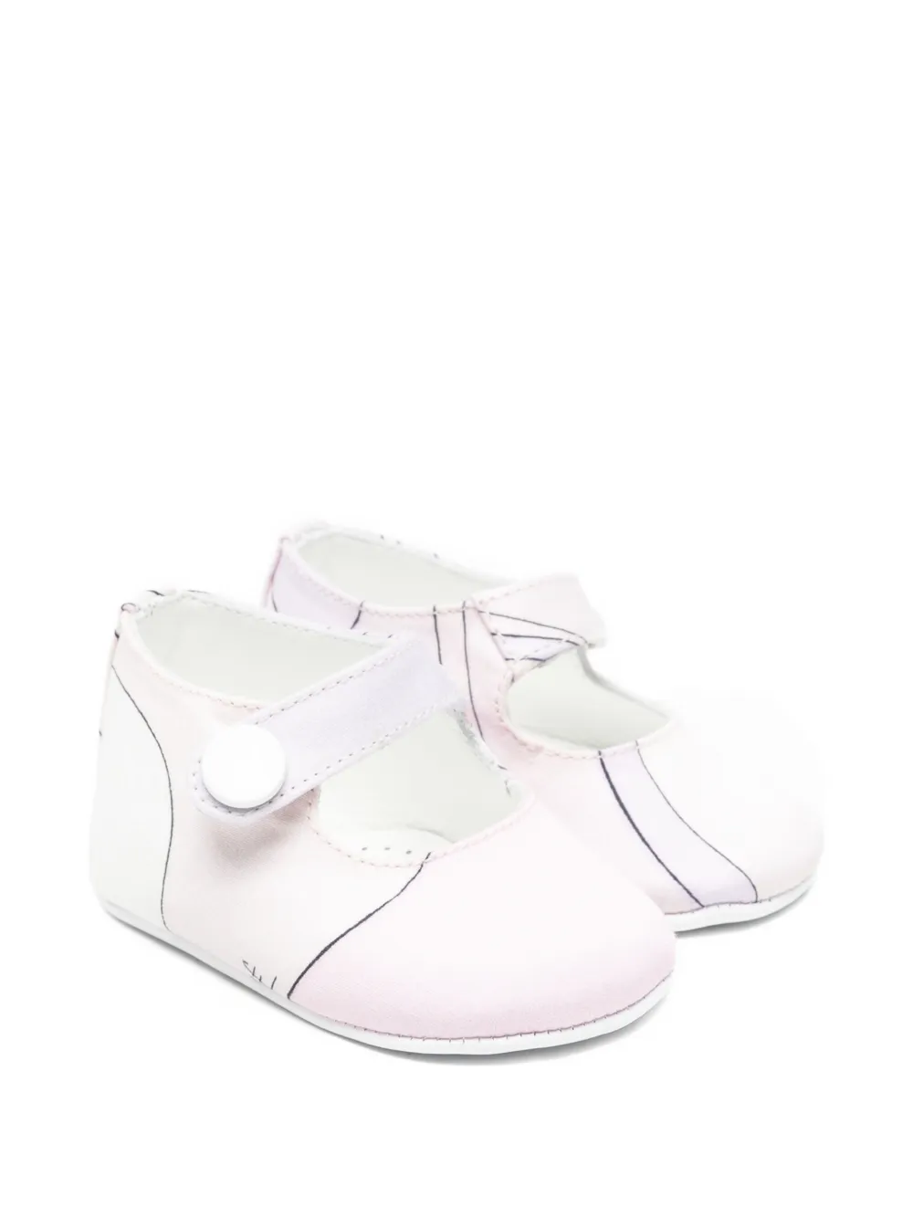 PUCCI Junior strap pre-walkers - Rosa