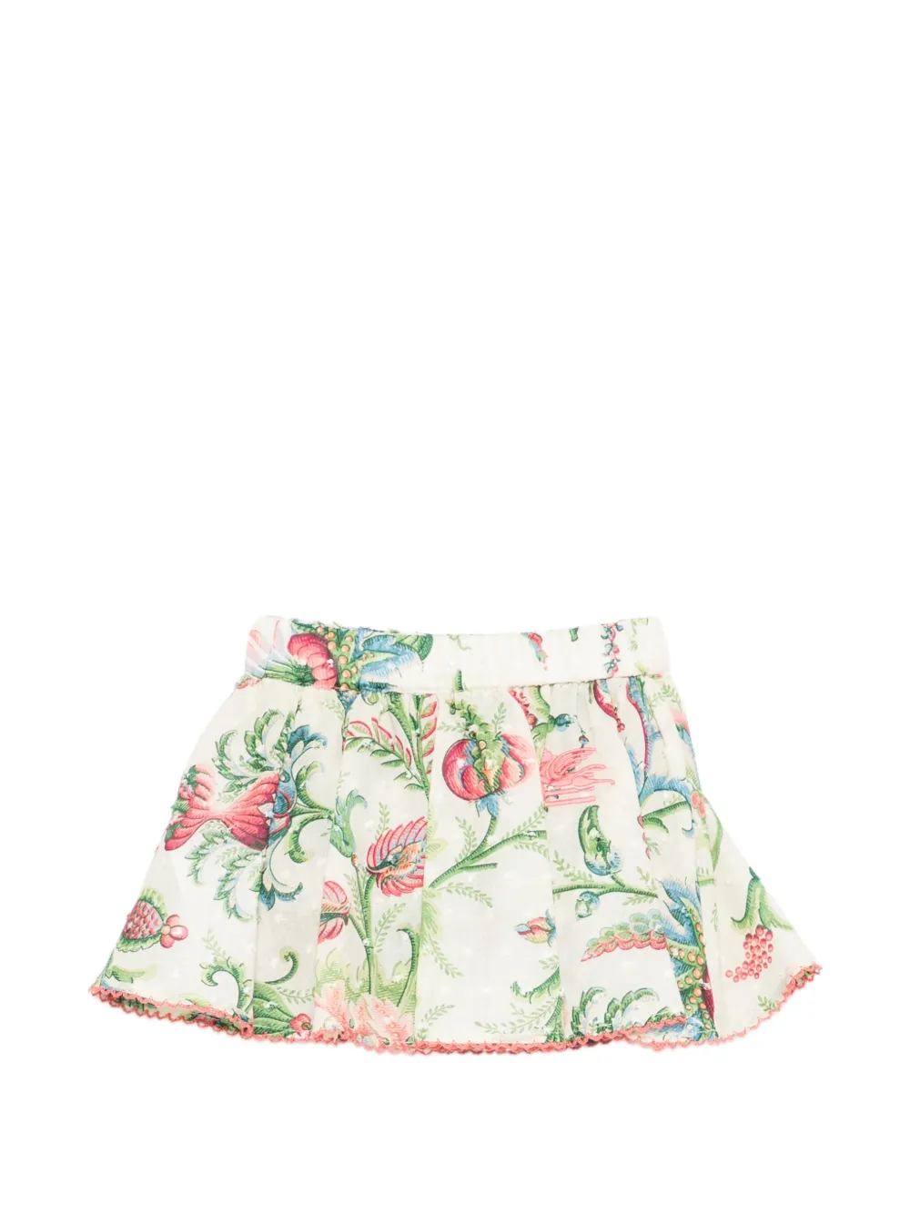 ETRO KIDS floral skirt - Beige