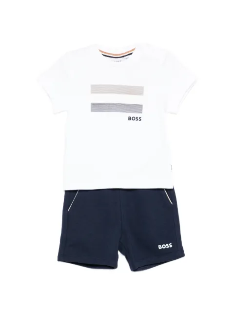 BOSS graphic shorts set