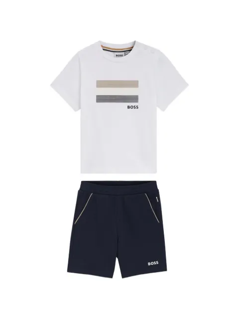 BOSS Kidswear set de shorts con estampado gráfico