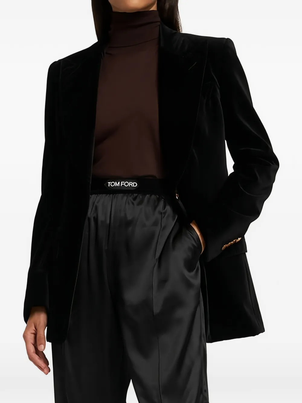  Tom Ford High-neck Sweater - Brown 