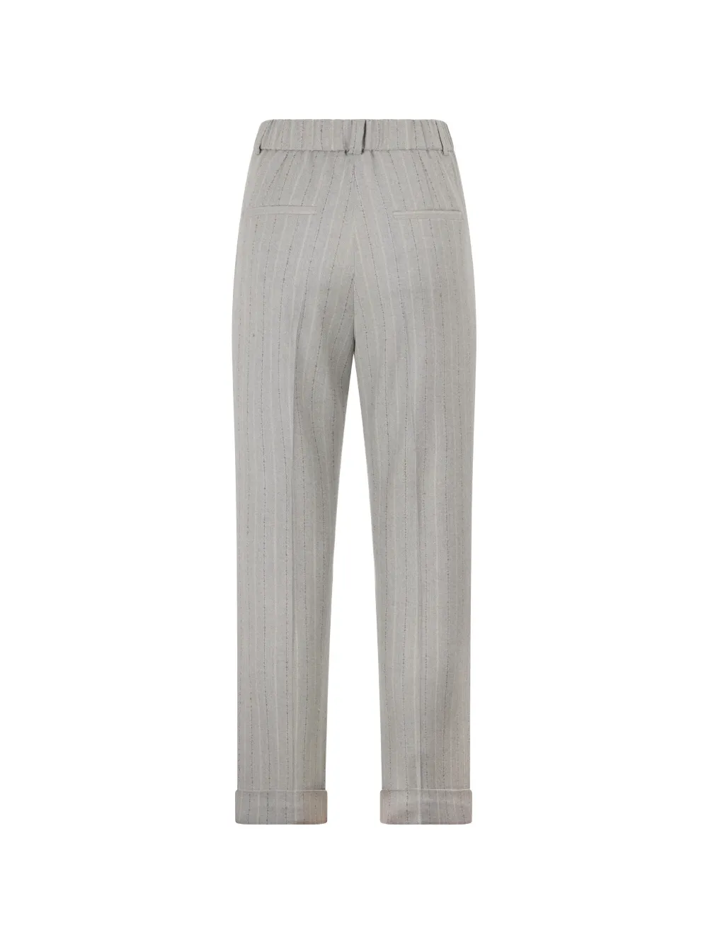 Peserico Pinstriped Trousers - Grey 