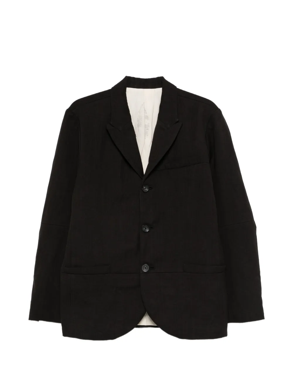 LOÏS DIONISIO button-up blazer - Nero