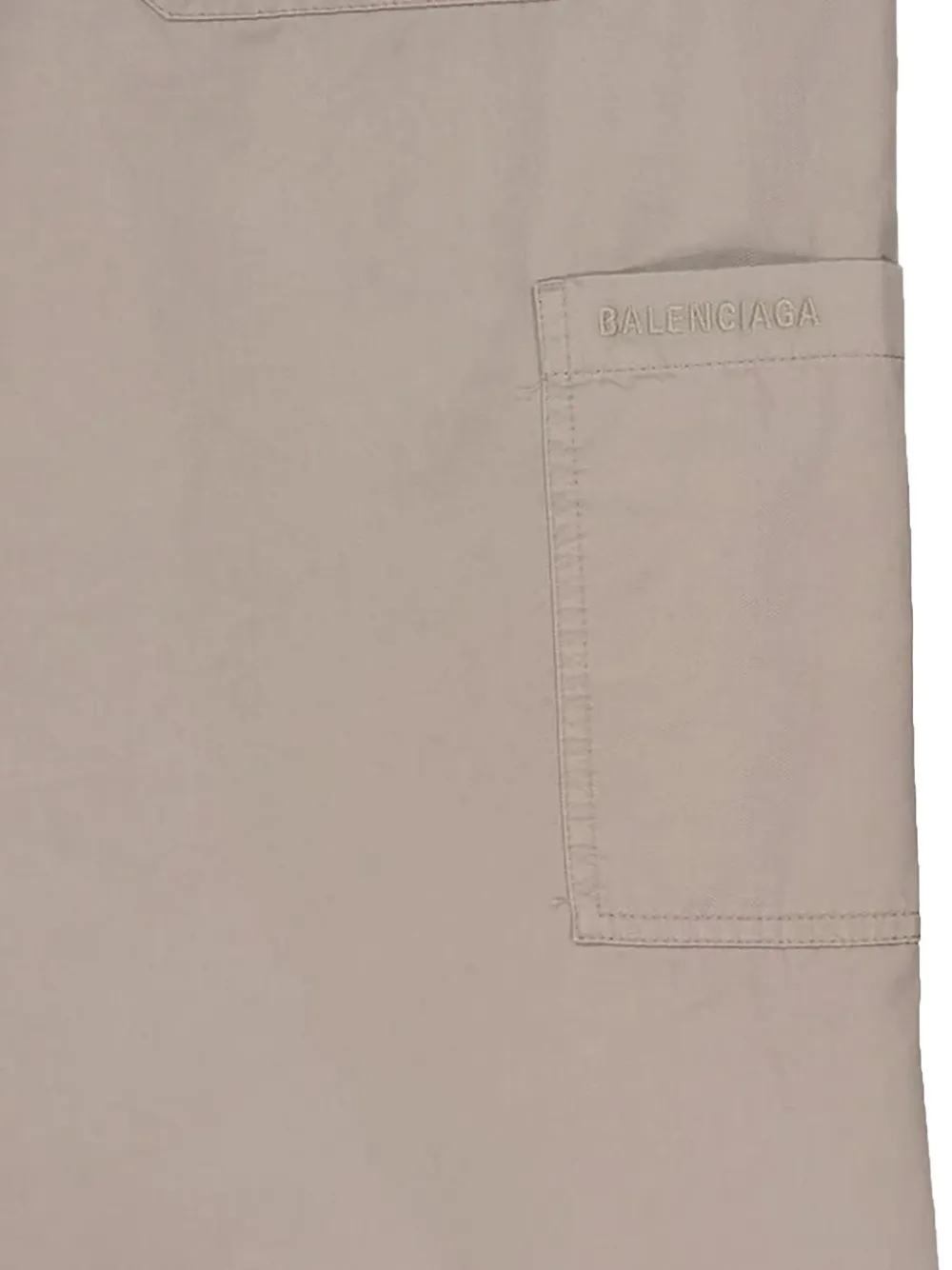 Balenciaga Broek met wijde pijpen Beige