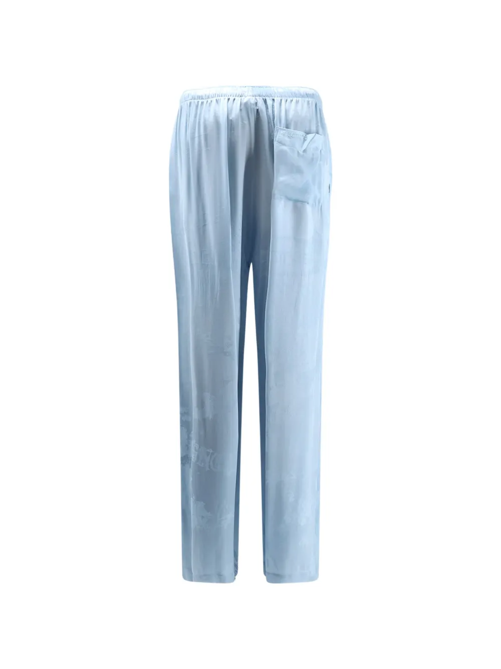 Balenciaga Ela's broek met elastische tailleband Blauw