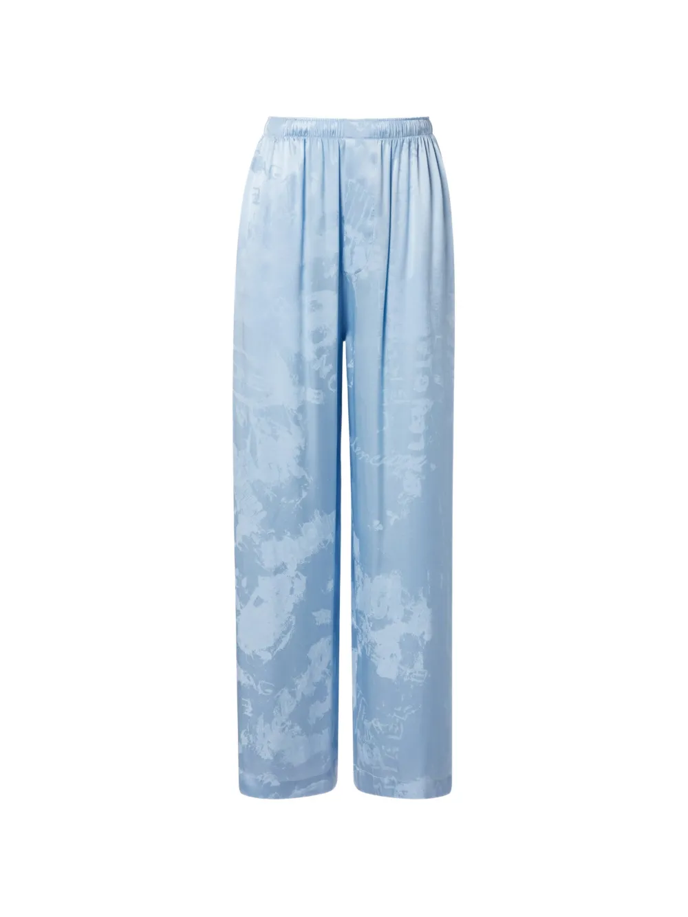 Balenciaga Ela's elasticated-waistband trousers - Blu