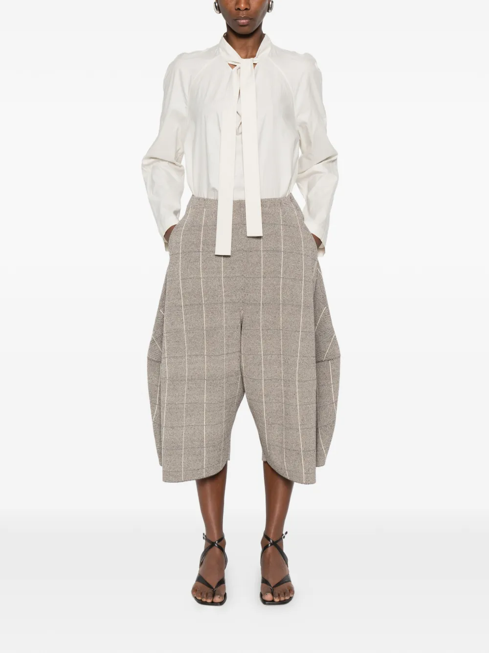  Lemaire Ascot Blouse - Neutrals 