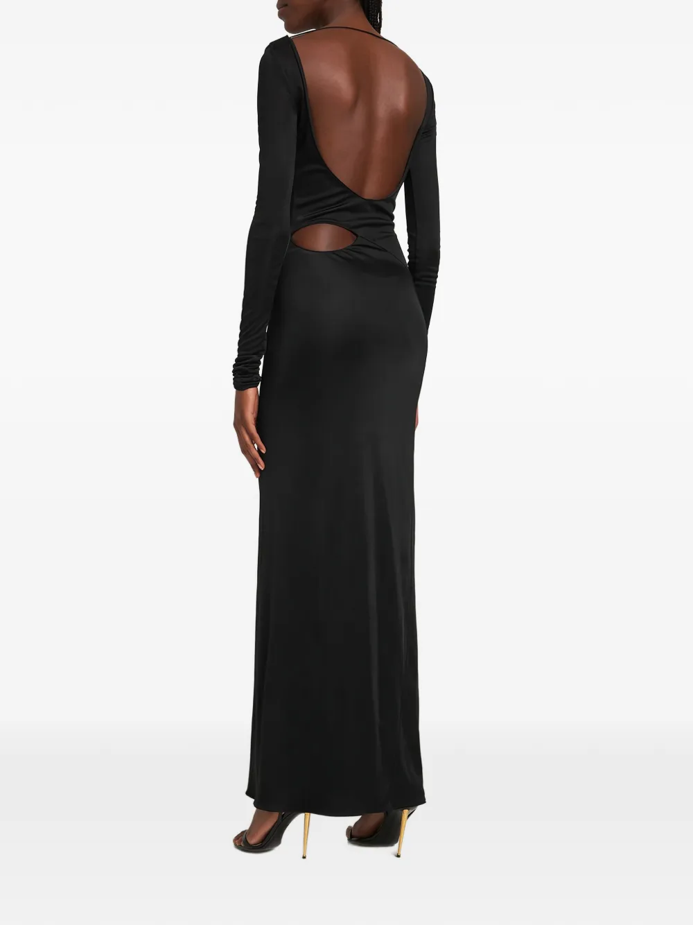 TOM FORD Getailleerde maxi-jurk Zwart