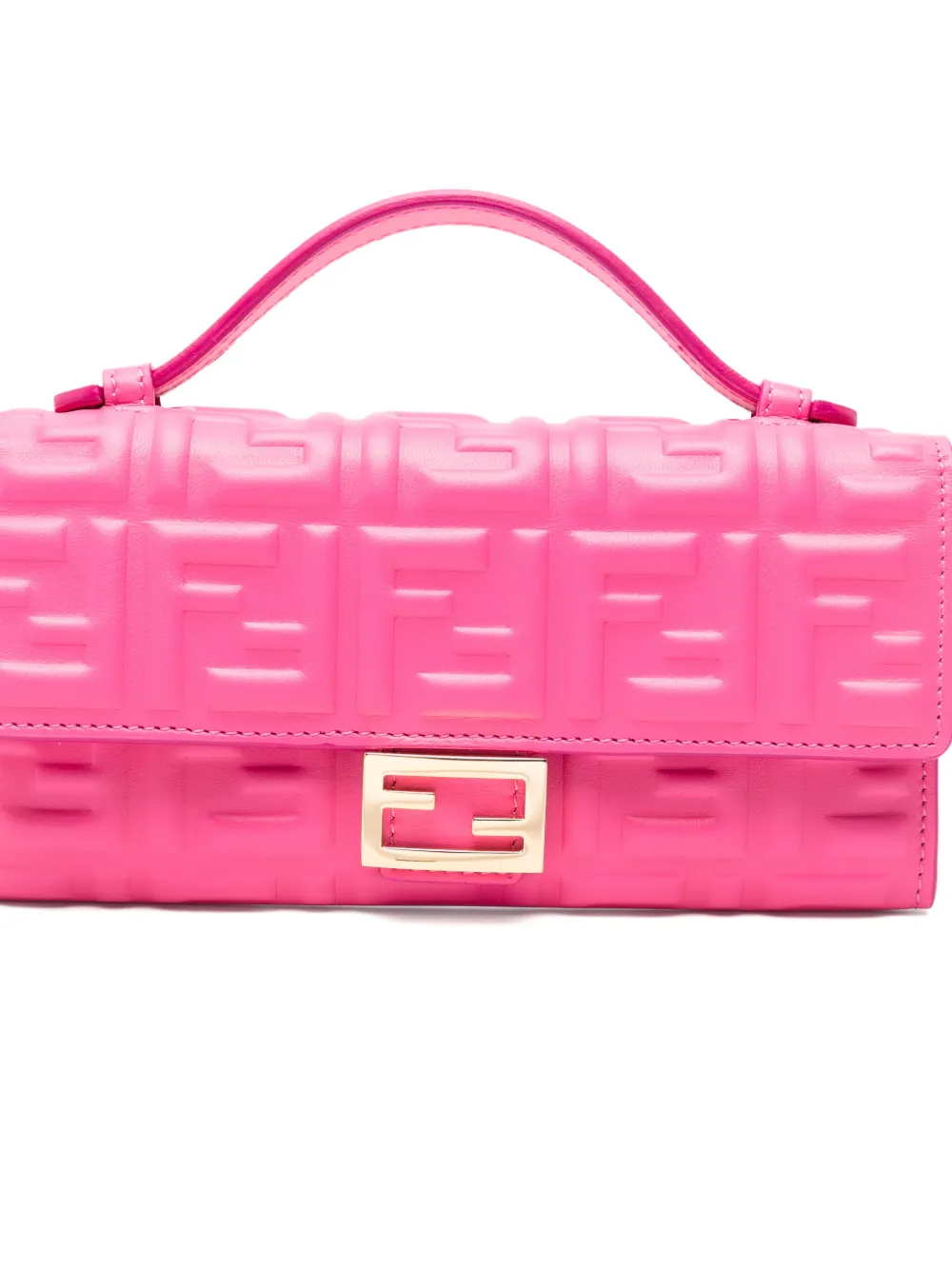 FENDI Baguette mini-shopper Roze