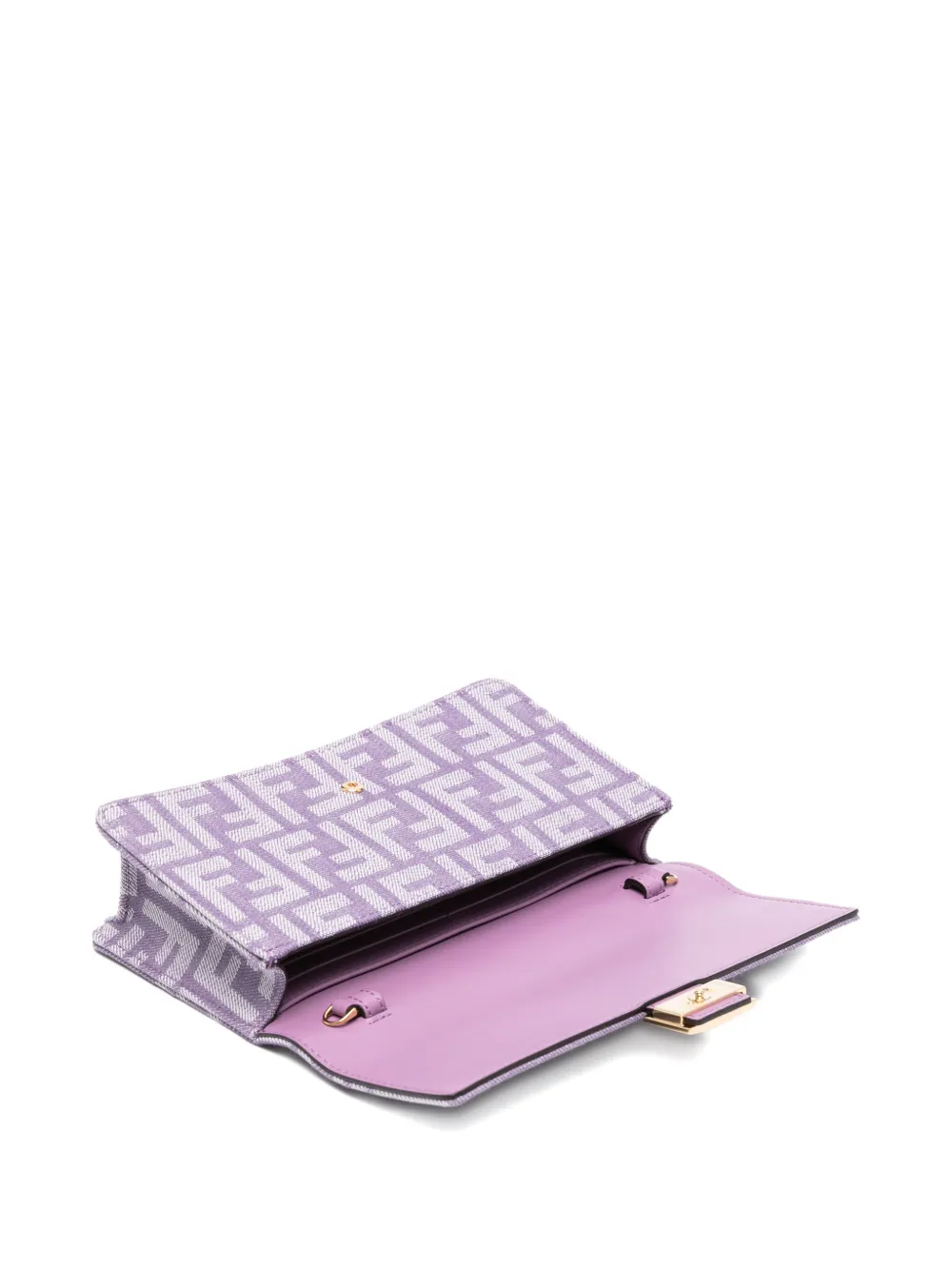 FENDI Wallet On Chain Baguette clutch Paars