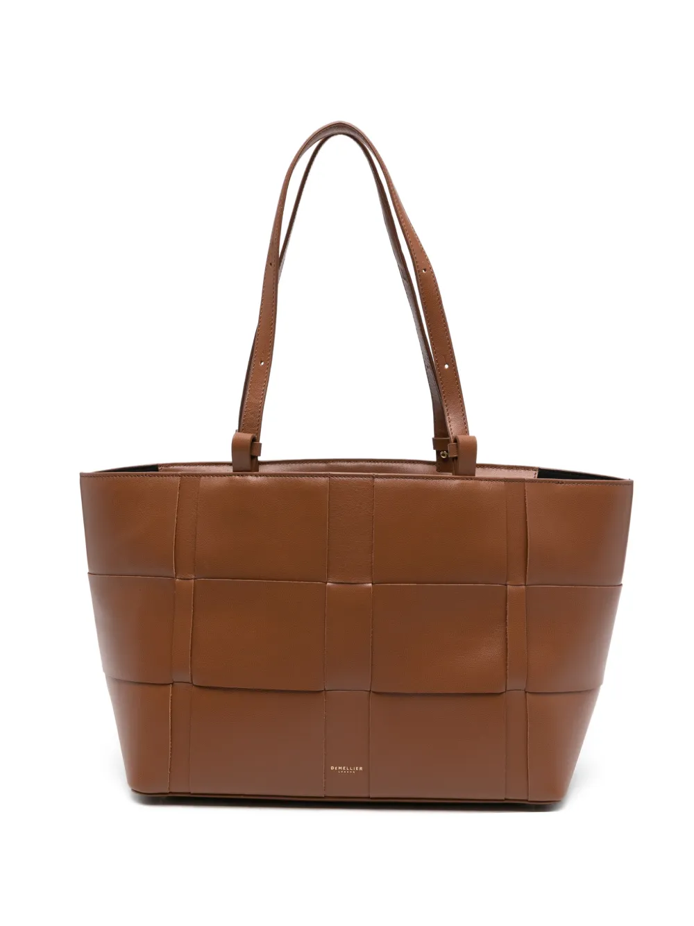 DeMellier Florence woven leather florence tote bag - Marrone