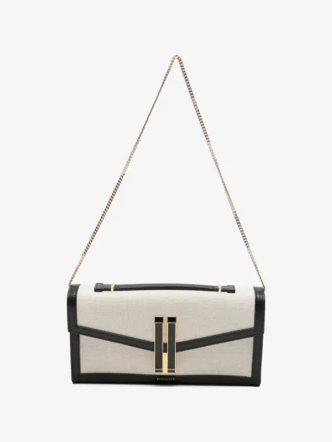 DeMellier Vancouver canvas clutch bag