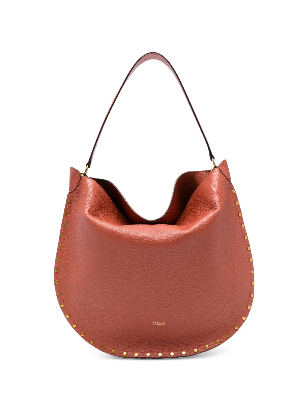 ISABEL MARANT grained-leather shoulder bag - Rosso
